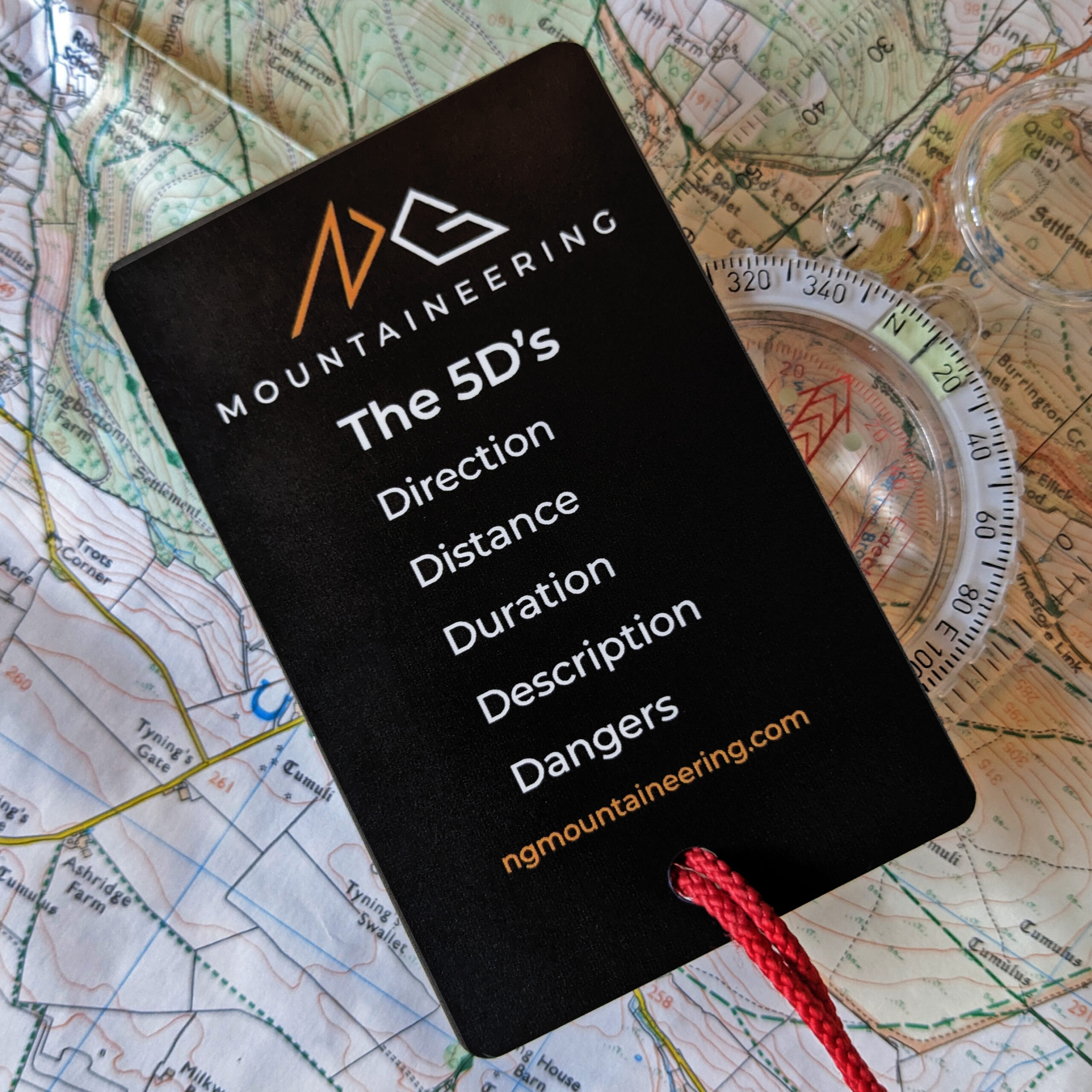 Navigational Timing Card for Hill Walkers