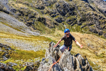 Scrambling in North Wales