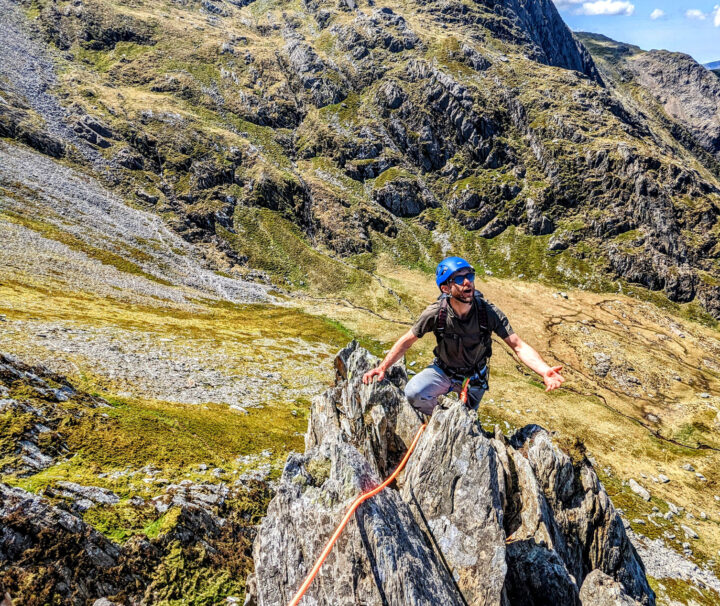 Scrambling in North Wales